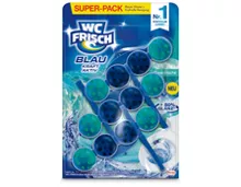 Z.B. WC-Frisch Blau Kraft Aktiv Ozeanfrische, 3 x 50 g, Multipack 7.90 statt 11.85