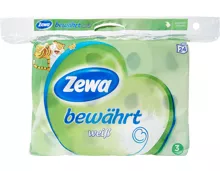 Zewa bewährt Toilettenpapier Weiss