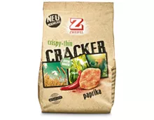 Zweifel Cracker Crispy & Thin Paprika, 2 x 95 g, Duo