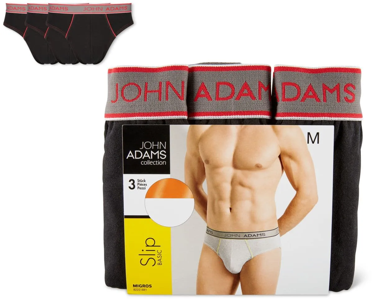 John Adams HerrenSlip oder Shortsim 3erPack Migros ab 15.08.2017