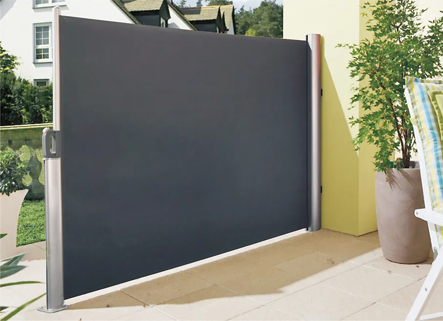 Seitenmarkise zum Ausziehen, anthrazit/silber, 160 x 300 cm OTTO'S
