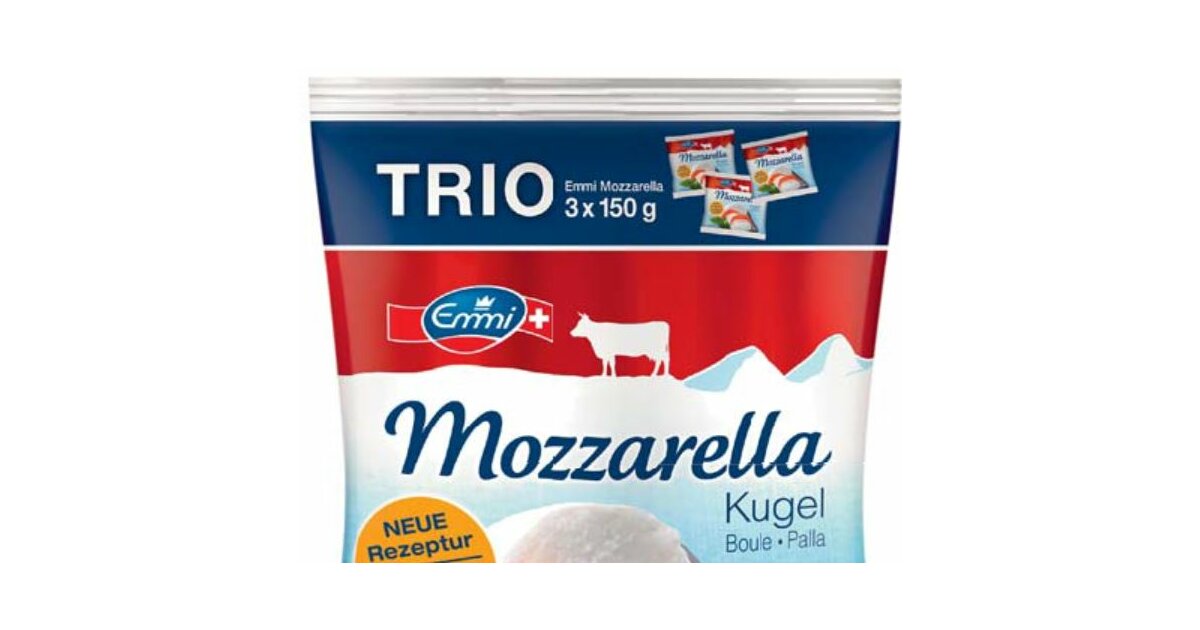 Emmi Mozzarella Kugel Trio - 25% Rabatt - SPAR - ab 27.03.2018 ...