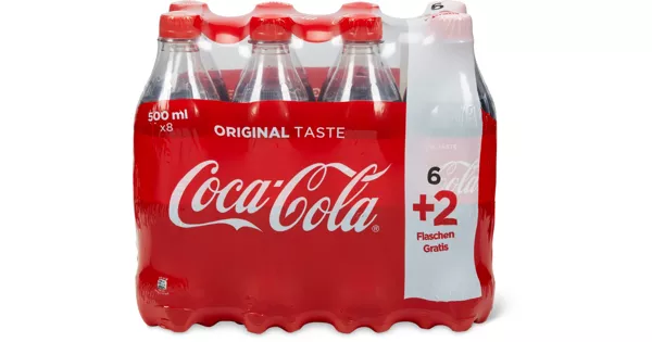 Alle Coca-Cola im 8er-Pack, 8 x 50 cl - 25% Rabatt - Migros - ab 02.10.