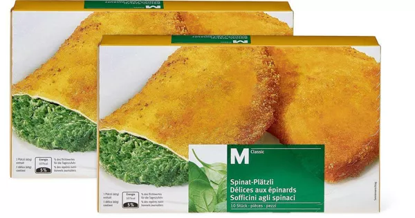 M Classic Käse Plätzli Und Spinat Plätzli Im Duo Pack 30 Rabatt Migros Ab 22112016 