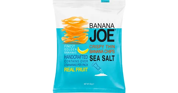 Banana Joe® Crispy Thin Banana Chips Sea Salt Denner ab 19.06.2018