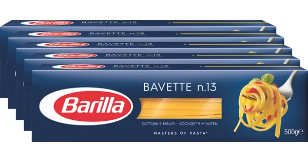 Barilla Bavette n. 13 - 44% Rabatt - Denner - ab 08.03.2022 - Aktionis.ch