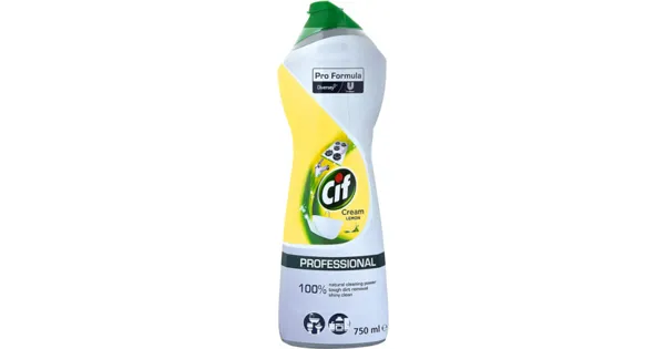 Crema Non-Abraziva Pentru Curatat, Cif Proffesional, Lemon, 750 ml