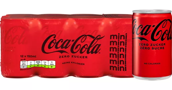 Coca Cola Zero Mini Rabatt Denner Ab Aktionis Ch