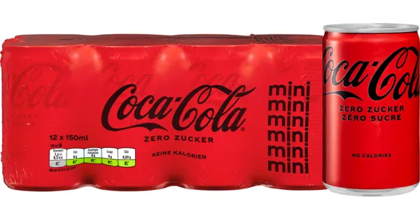 Coca-Cola Zero mini - 25% Rabatt - Denner - ab 03.06.2025 - Aktionis.ch