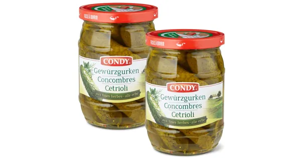 CondyGurken und Cornichons im DuoPack 25 Rabatt Migros ab 24.10.2017 Aktionis.ch