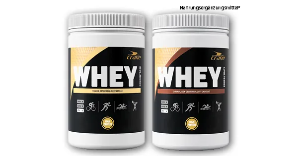 CRANE® Whey Protein Konzentrat ALDI Suisse ab 01.04.2019 Aktionis.ch