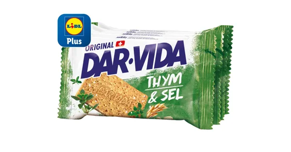 DAR-VIDA Cracker Thymian &amp; Salz - 20% Rabatt - LIDL - ab 14.03.2024 ...
