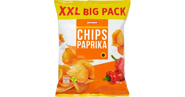 Denner Paprika Chips XXL Big Pack Denner ab 13.12.2022 Aktionis.ch