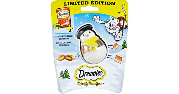 dreamies snacky snowman