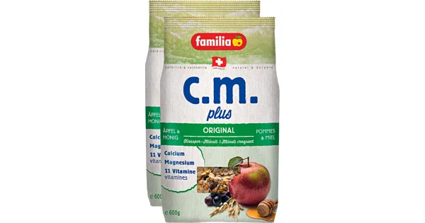 Familia Müesli c.m.plus Original 24 Rabatt Denner ab 26.01.2021