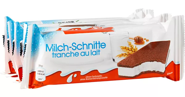 Ferrero Kinder Milchschnitte - 11% Rabatt - Denner - ab 02.05.2023 ...