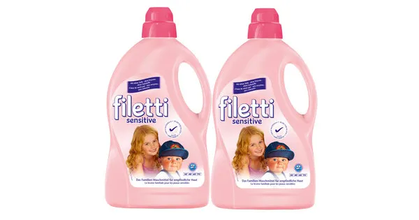 Filetti Sensitive Filetti Sensitive Gel, 2 x 1,5 Liter (2 x 17 WG), Duo - 21% Rabatt ...