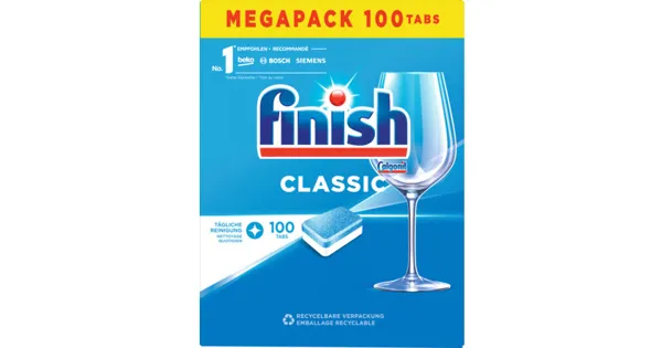 Finish Spülmaschinentabs Classic Megapack 100 Tabs - OTTO'S - ab 30.01. ...