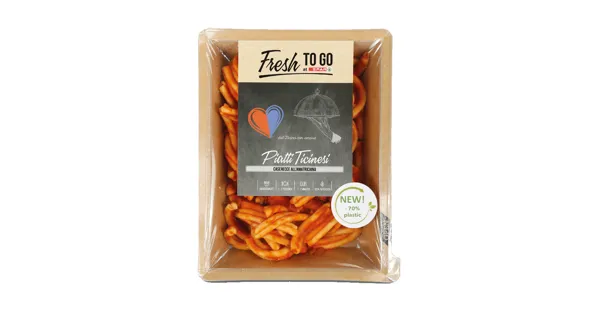 Fresh to go Caserecce all&amp;#39;Amatriciana / Käseravioli mit Bolognese Sauce ...