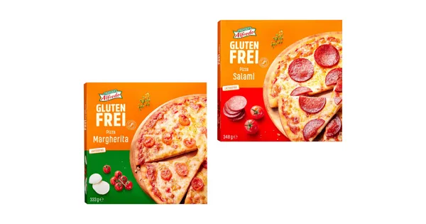Glutenfreie Pizza Margherita/ Salami 11 Rabatt LIDL ab 27.07.