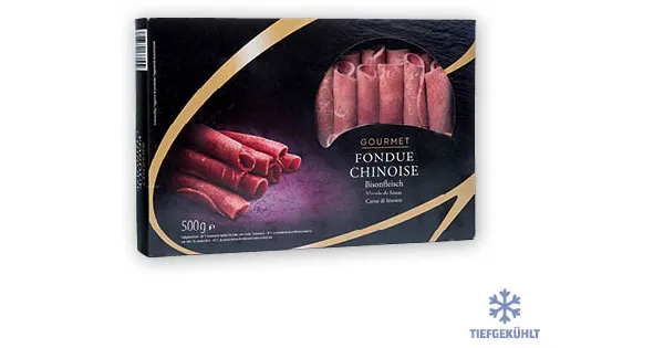 GOURMET Fondue Chinoise Bisonfleisch ALDI Suisse ab 07.12.2017
