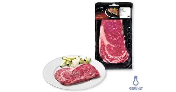 GOURMET US Black Angus RibEyeSteak ALDI Suisse ab 08.02.2016