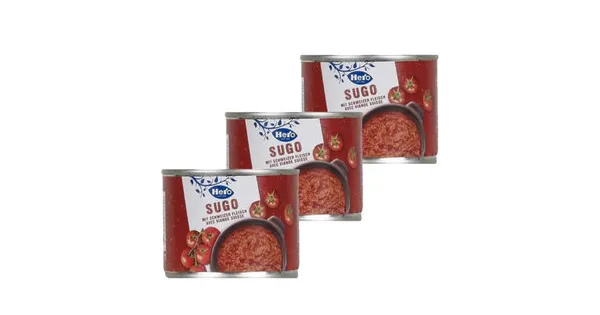 Hero Sugo mit Rind- &amp; Schweinefleisch 3x 210g - 33% Rabatt - Coop - ab ...