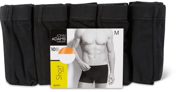 John Adams HerrenShort oder Slip im 10erPack Migros ab 01.01.