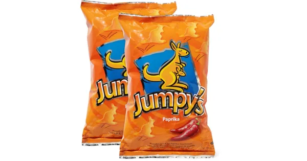 Jumpy’s Paprika, Flips und Kelly Popcorn Chips im DuoPack 20 Rabatt