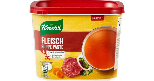 Knorr Klare Rindsuppe klassik m. Suppengrün 12,5kg per Eimer – Hans