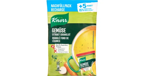 Knorr Gemüsebouillon Extrakt Granulat 25 Rabatt Denner ab 04.01.2022 Aktionis.ch