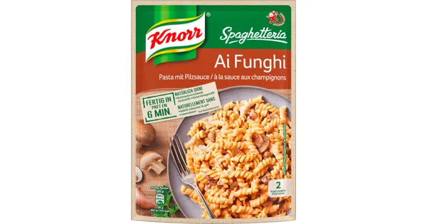 Knorr Spaghetteria Pasta mit Pilzsauce - 21% Rabatt - Denner - ab 17.01 ...