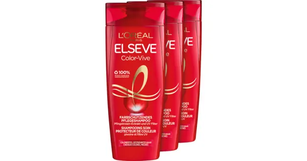 L’Oréal Paris Elsève Color-Vive Shampoo 400 Ml – Für Gefärbtes Haar, Farbschützend & Nährend