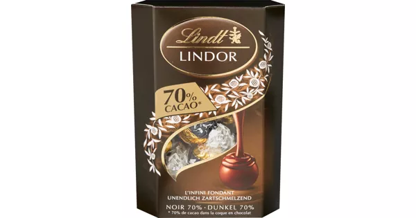 Lindt Lindor Kugeln Dunkel 70% Cacao - 26% Rabatt - Denner - ab 06.11. ...