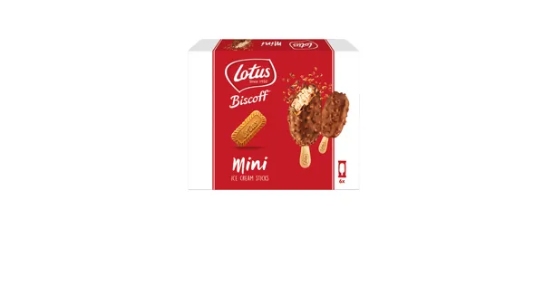Lotus Biscoff Mini Ice Cream Sticks 15 Rabatt SPAR ab 08.06.2023