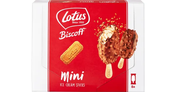 Lotus Biscoff Mini Ice Cream Sticks 33 Rabatt Denner ab 08.11.