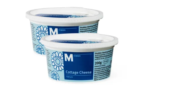 MClassic Cottage Cheese nature im DuoPack 21 Rabatt Migros ab