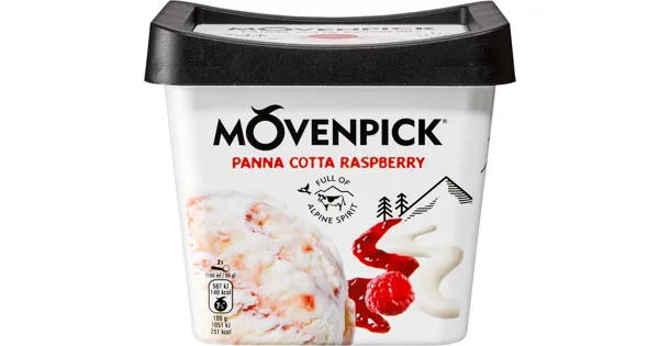 Mövenpick Glacé Panna Cotta Raspberry - 23% Rabatt - Denner - ab 25.07. ...