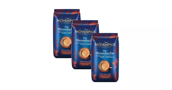 Mövenpick Kaffee "der Himmlische" Bohnen / Gemahlen - 16% Rabatt - SPAR ...