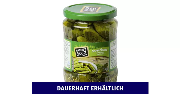 NATURE'S GOLD CORNICHONS ALDI Suisse ab 10.06.2021 Aktionis.ch