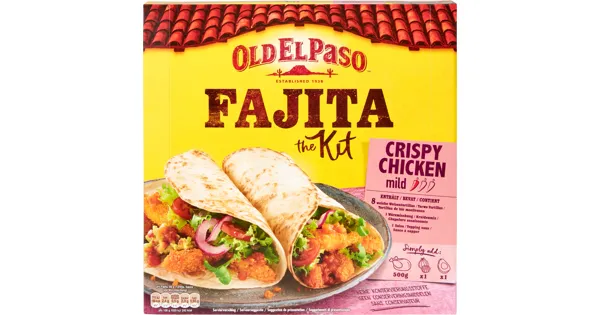 Old el Paso Crispy Chicken Fajita 20 Rabatt Denner ab 01.11.2022