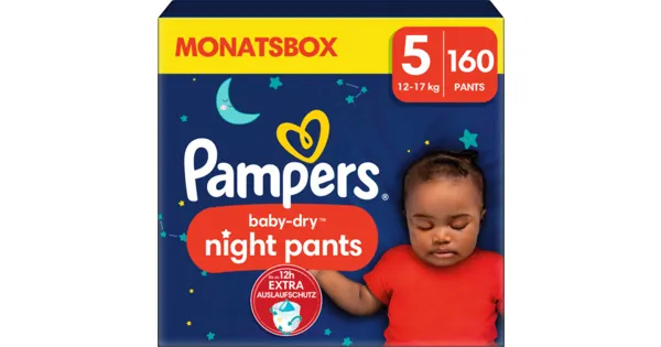 Pampers Baby-Dry Night Pants Grösse 5 Monatsbox 160 Windeln - OTTO'S ...