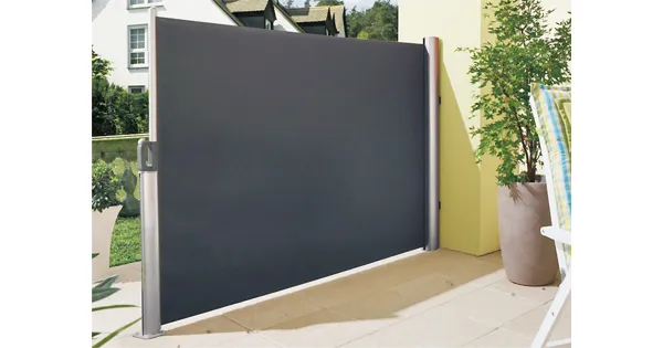 Seitenmarkise zum Ausziehen, anthrazit/silber, 160 x 300 cm OTTO'S