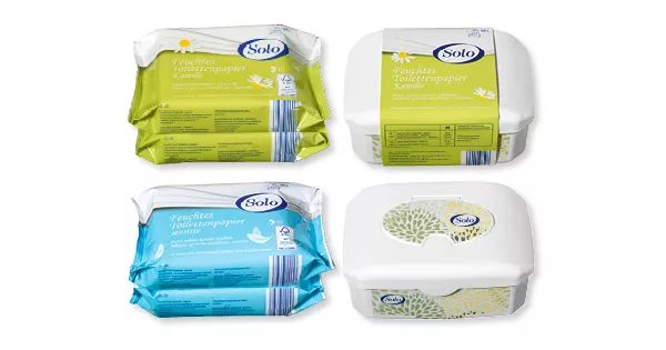 SOLO Feuchtes Toilettenpapier - 40% Rabatt - ALDI Suisse ...