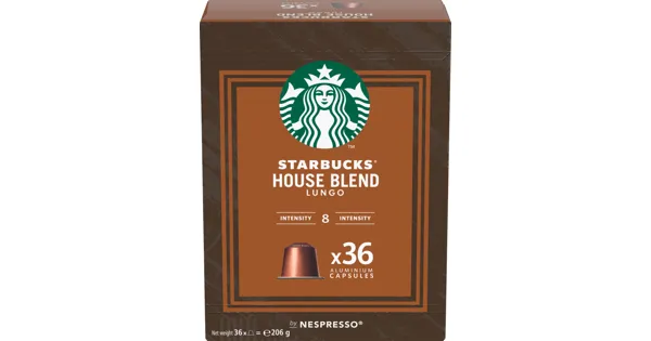 Starbucks by Nespresso® Kaffeekapseln House Blend Lungo 35 Rabatt