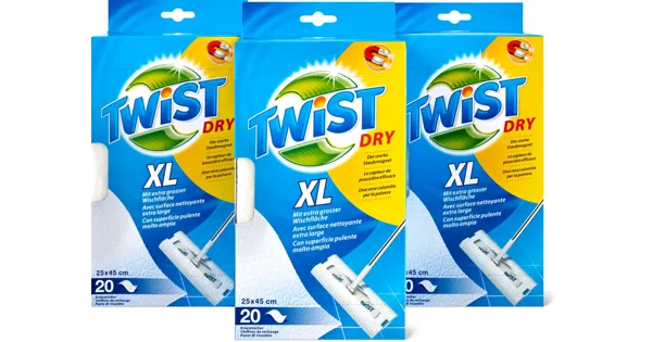 Twist Dry Ersatztücher XL - 19% Rabatt - Migros - ab 08.03.2022 ...