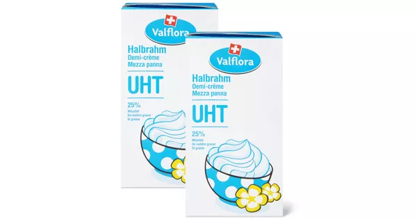 Valflora Halbrahm Uht Im Duo Pack 20 Rabatt Migros Ab 06112018 Aktionisch 