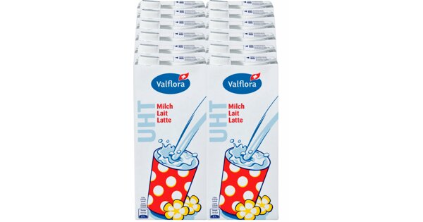 Valflora Vollmilch Uht Im 12er Pack 12er Pack 20 Rabatt Migros Ab 10042018 Aktionisch 