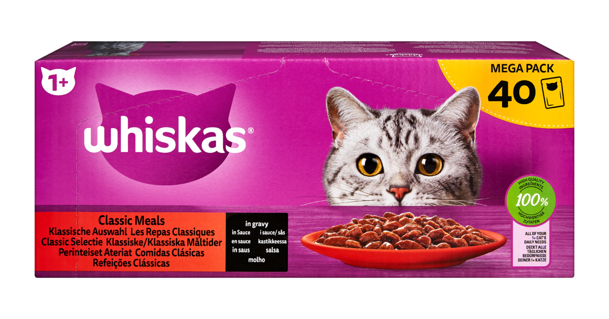 Katzenfutter Gelée in Whiskas - Rabatt - Auswahl Denner 1+ - 49% 23.01.2024 Klassische ab