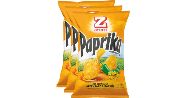Zweifel Chips Paprika 21 Rabatt Denner ab 02.11.2021 Aktionis.ch